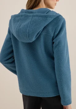 Veste courte effet laine