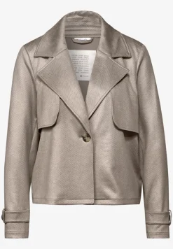 Veste courte en similicuir