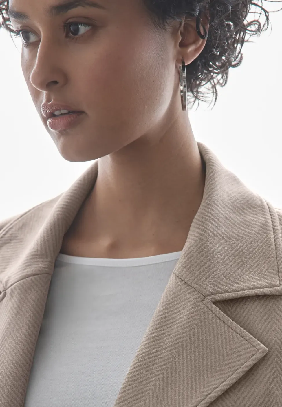 Veste courte en similicuir