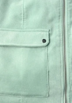 Veste courte en velours côtelé