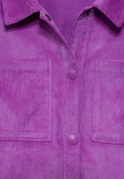 Veste courte en velours côtelé