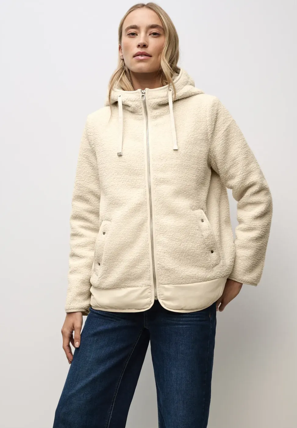 Veste doublée en teddy
