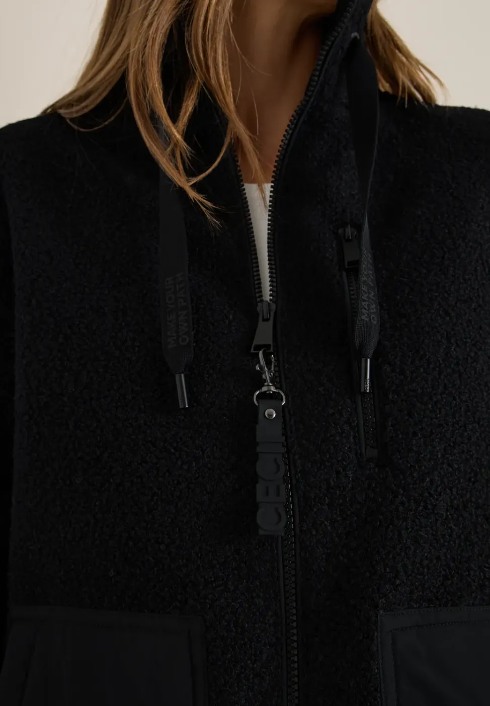 Veste douillette avec détails