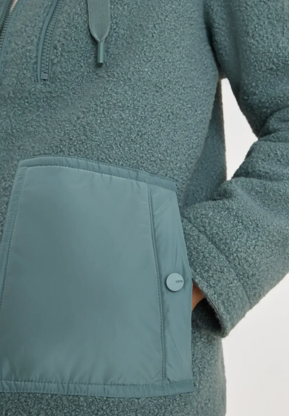 Veste douillette avec détails