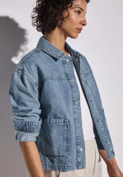 Veste en jean Bleached Wash