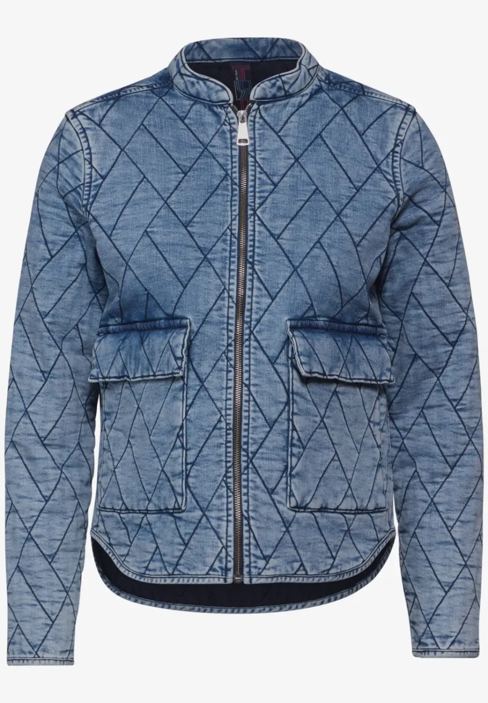 Veste en jean matelassée