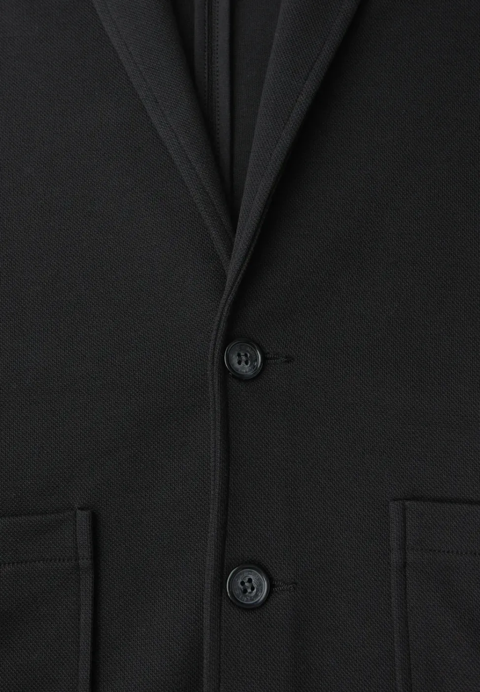 Veste en jersey piqué
