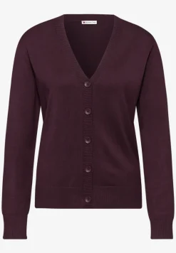 Veste en tricot avec col en V