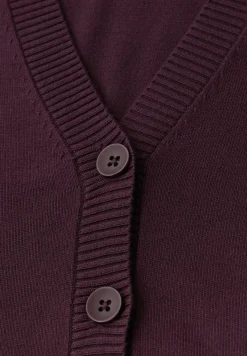Veste en tricot avec col en V