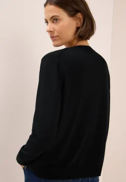 Veste en tricot avec patte de boutonnage