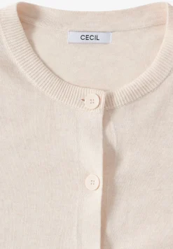Veste en tricot avec patte de boutonnage
