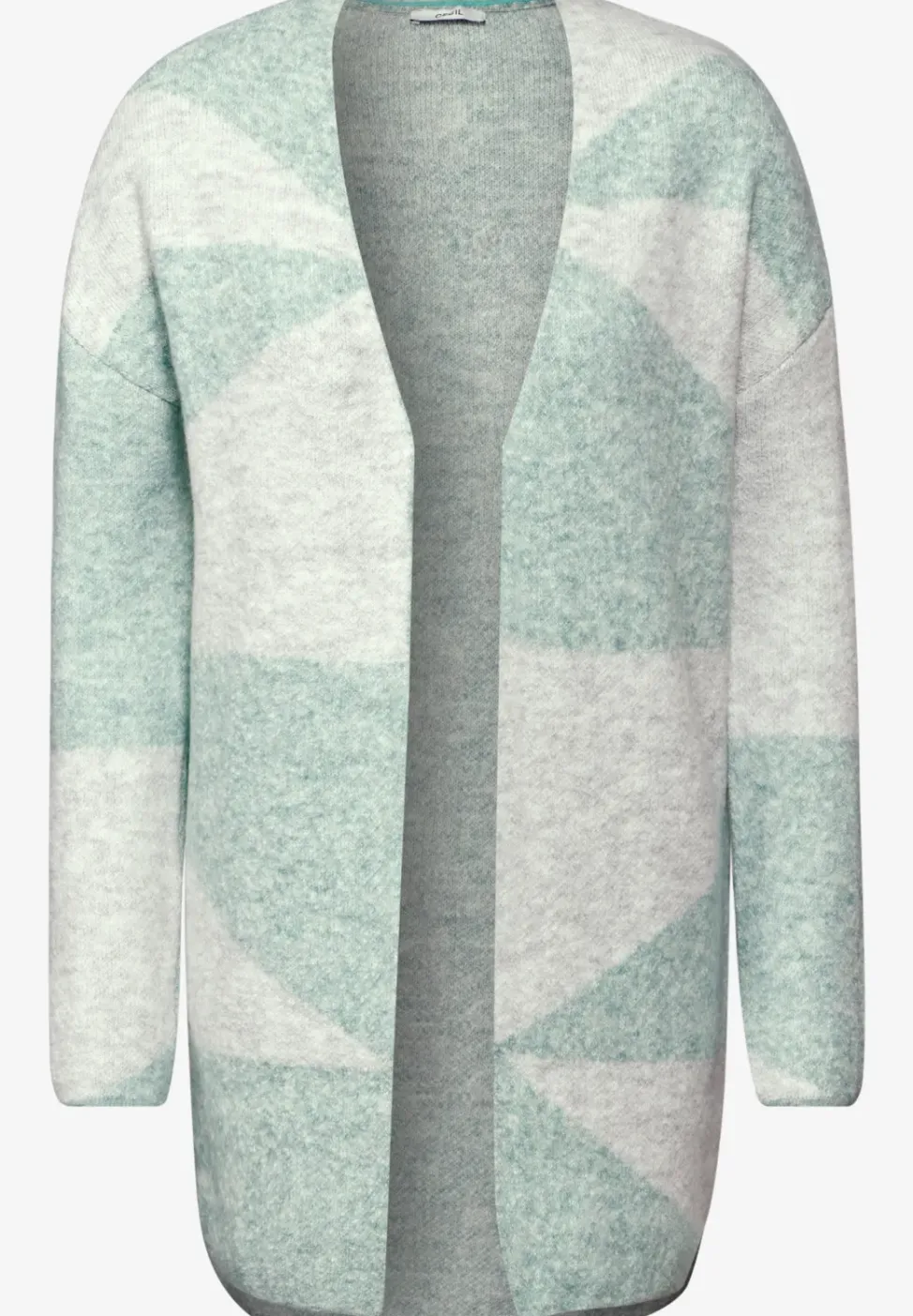 Veste en tricot à motifs