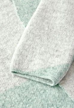 Veste en tricot à motifs