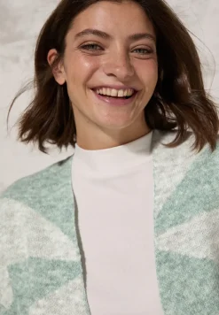 Veste en tricot à motifs