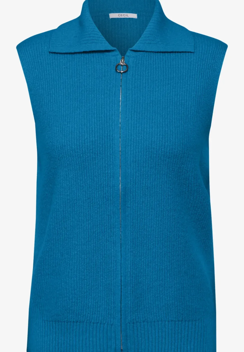 Veste en tricot sans manches
