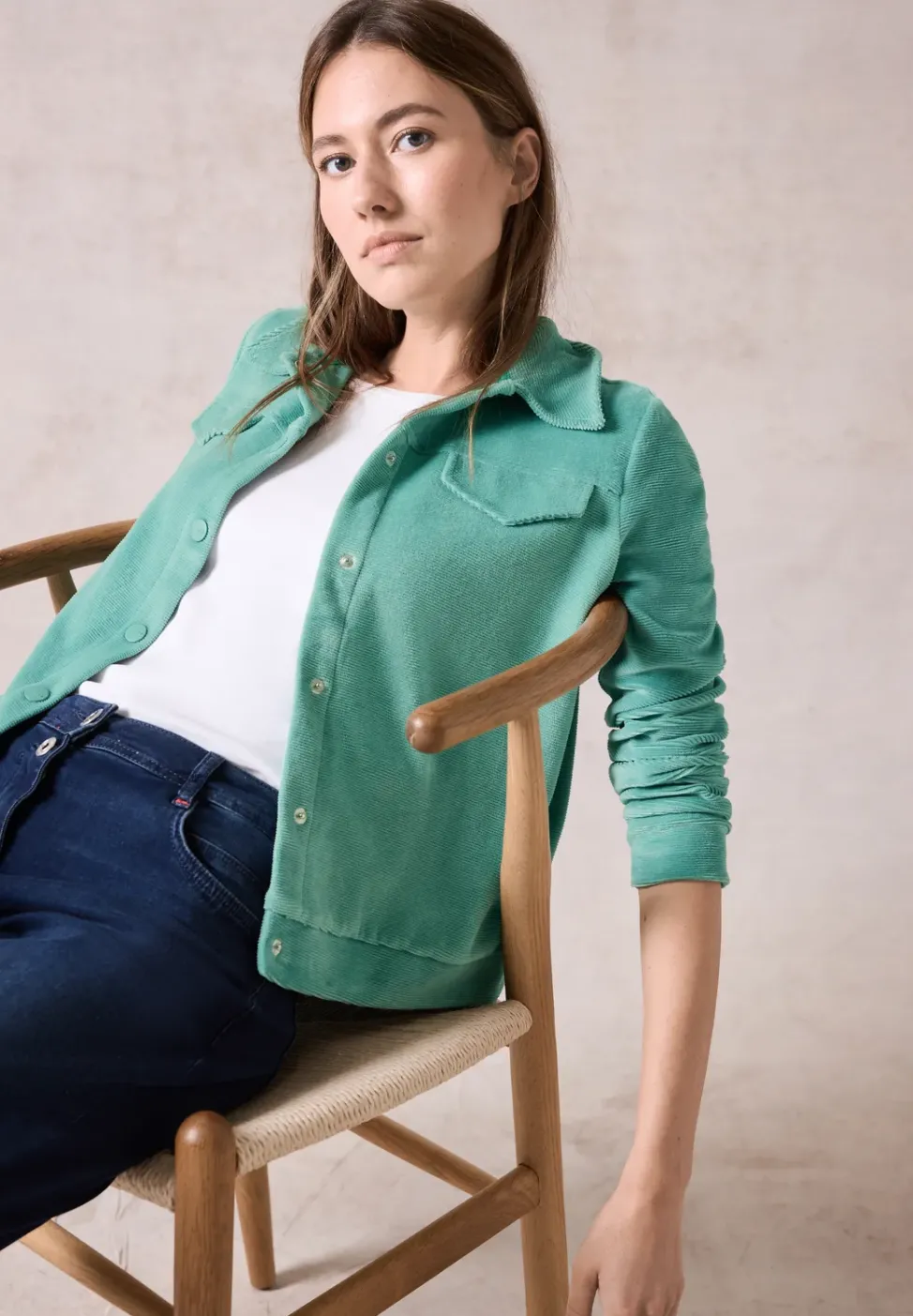 Veste en velours côtelé