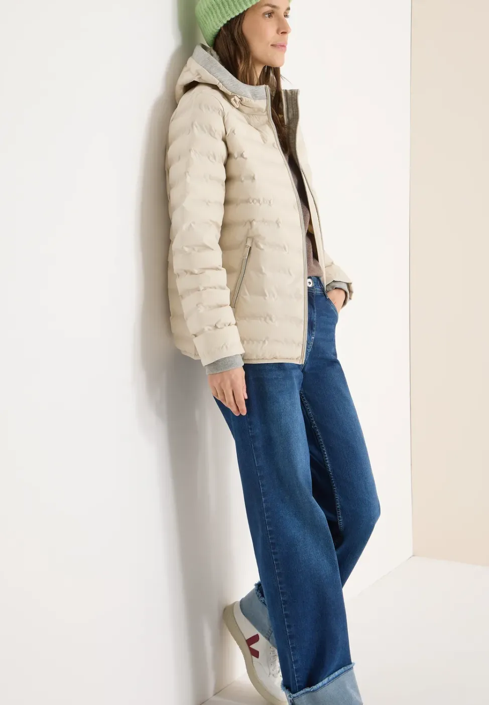 Veste à l'aspect ciré