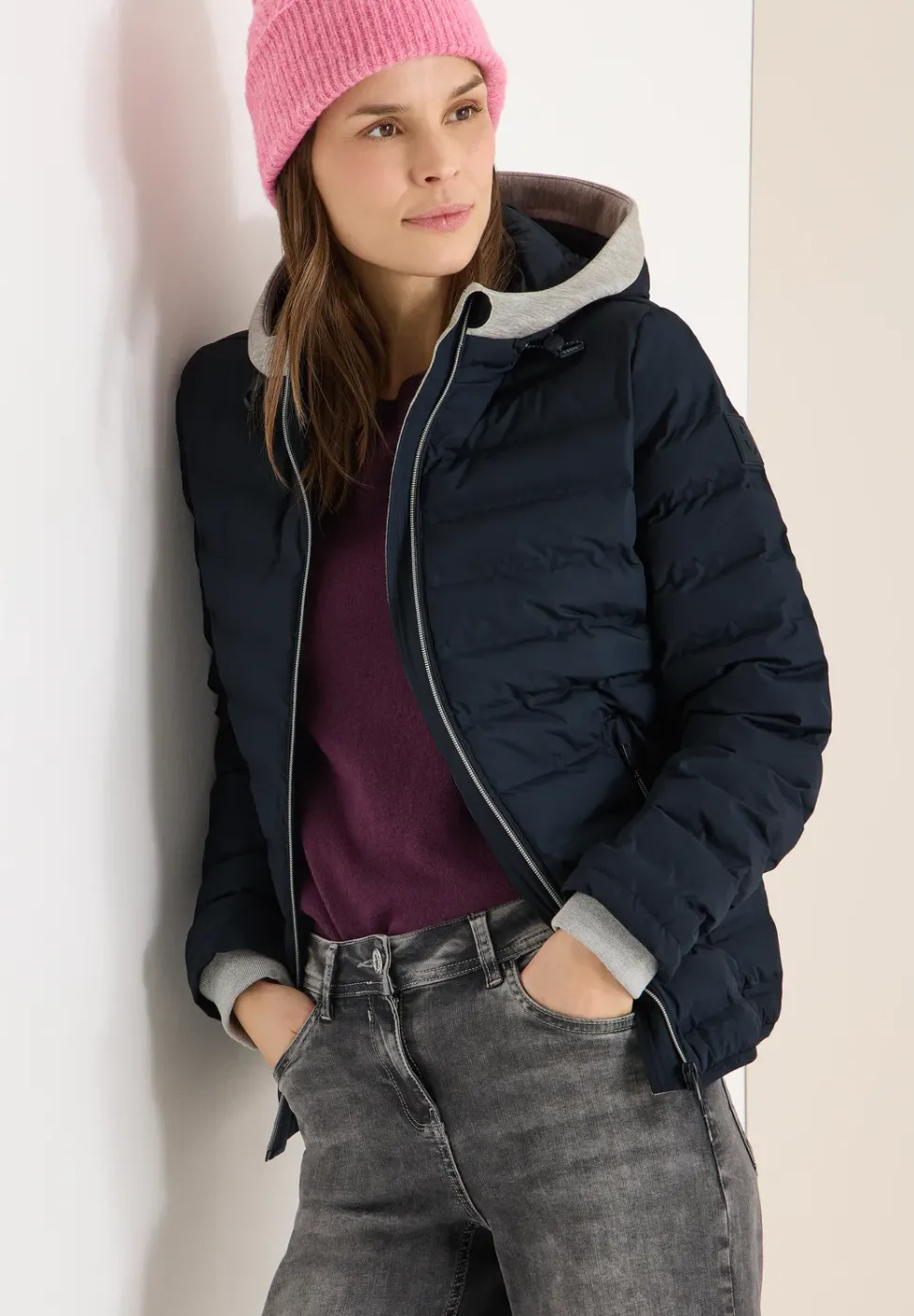 Veste à l'aspect ciré