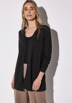 Veste longue en tricot