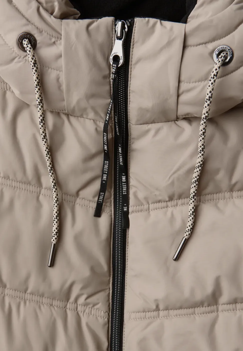 Veste longue matelassée