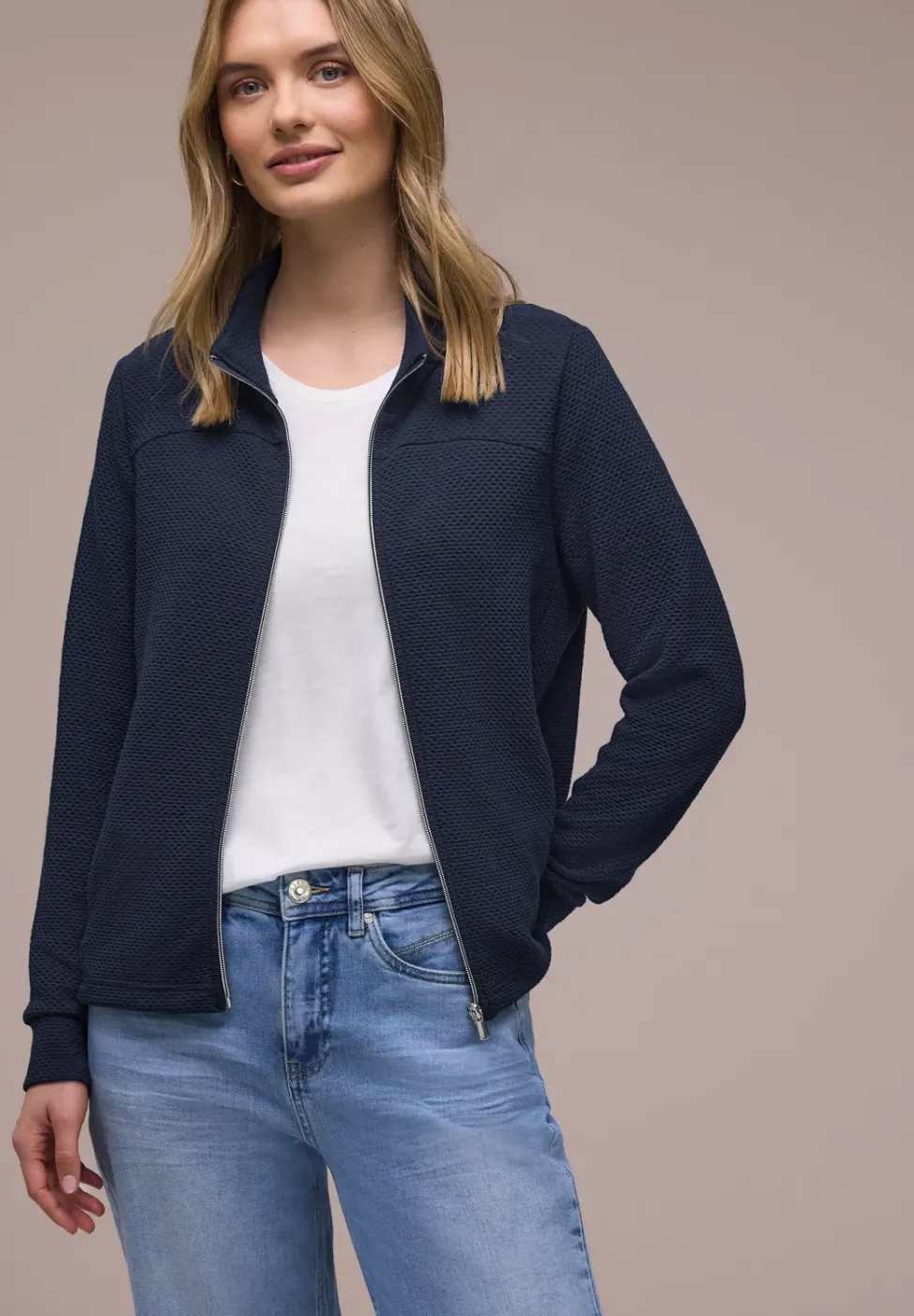 Veste à manches longues avec Turtle Neck