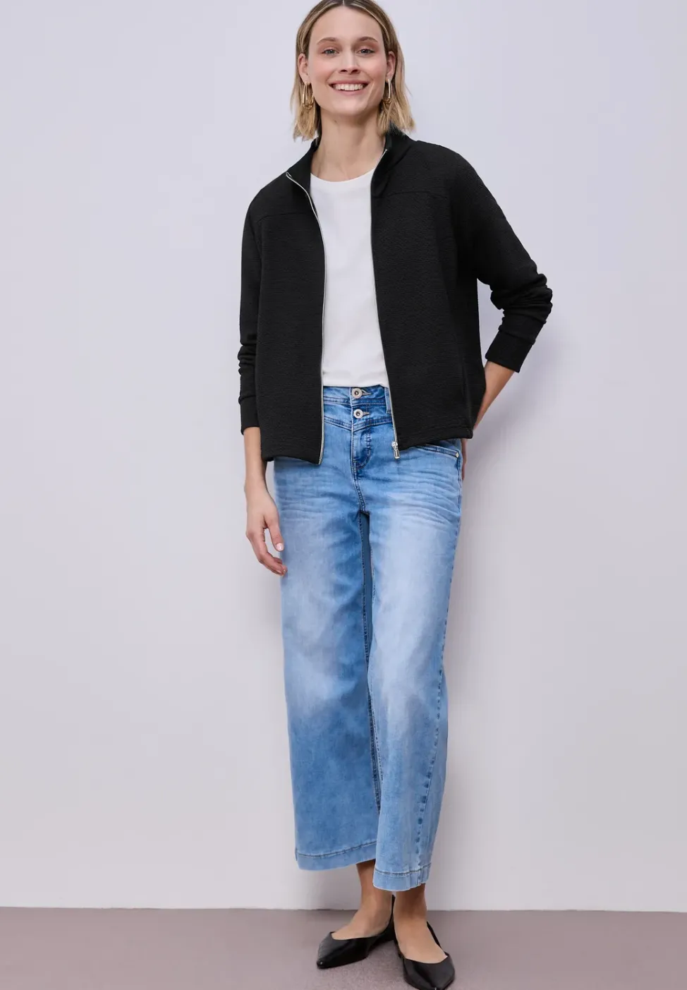 Veste à manches longues avec Turtle Neck