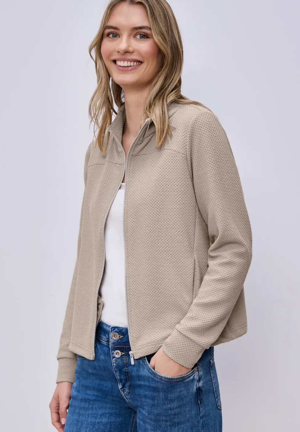 Veste à manches longues avec Turtle Neck