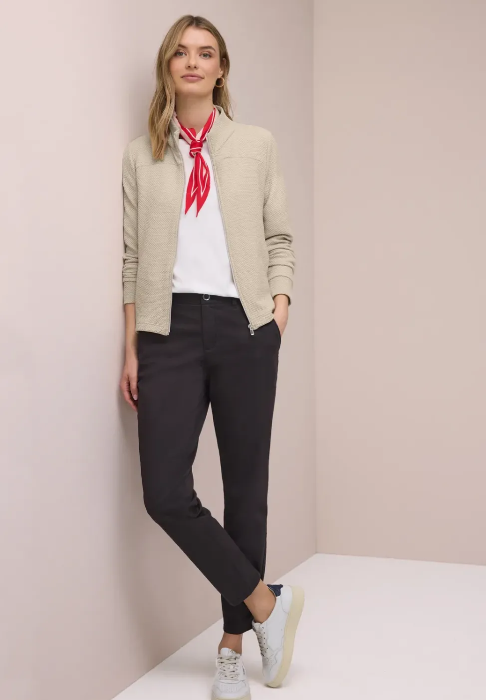 Veste à manches longues avec Turtle Neck