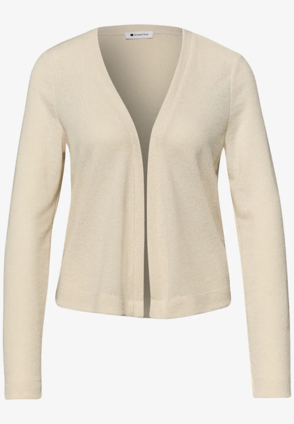 Veste à manches longues, coupe ouverte
