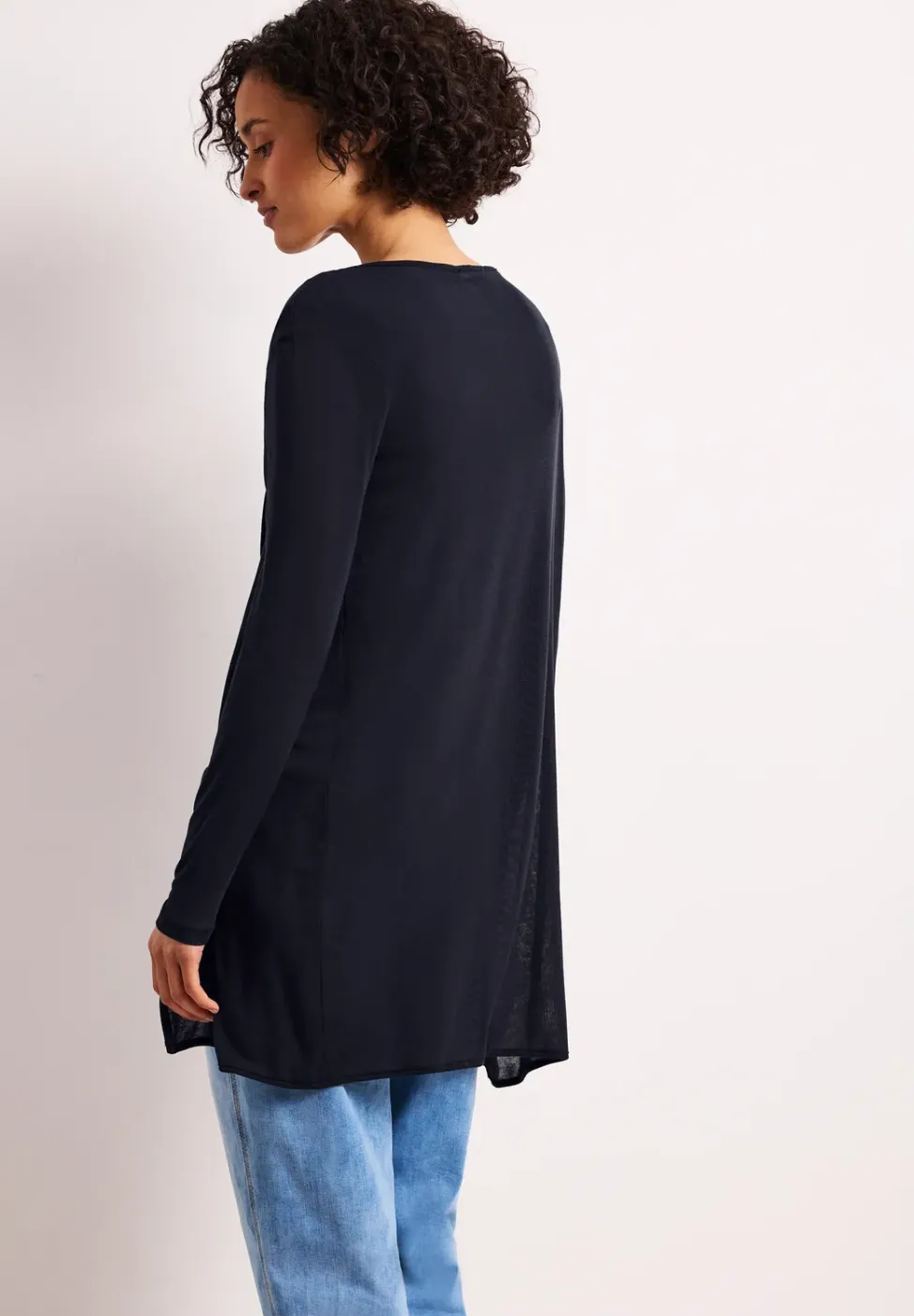 Veste à manches longues, coupe ouverte