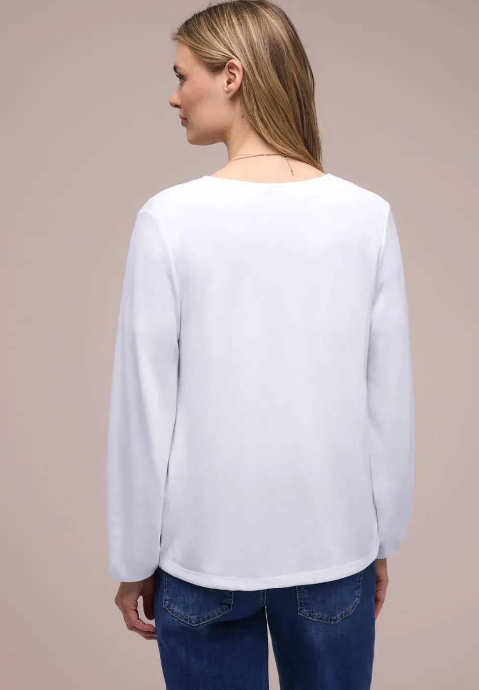 Veste à manches longues, coupe ouverte