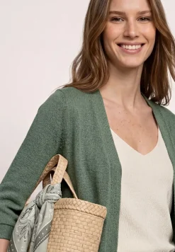 Veste à manches longues en look tricot