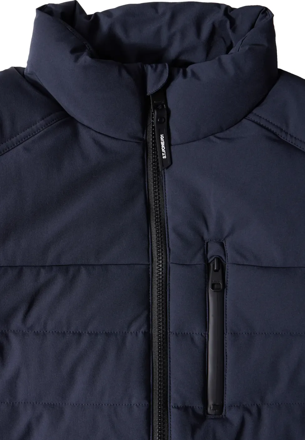 Veste matelassée au look biker
