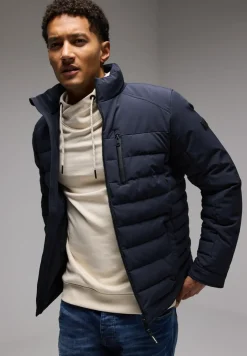 Veste matelassée au look biker