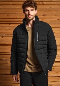 Veste matelassée avec col montant