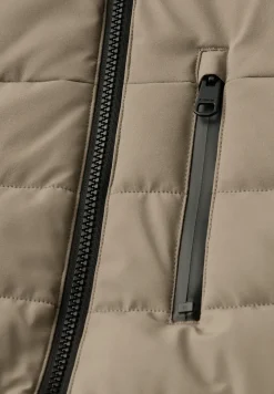 Veste matelassée avec col montant
