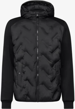 Veste matelassée avec manches en sweat