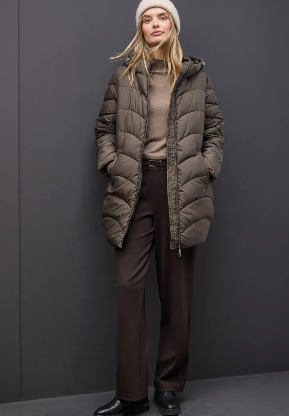 Veste matelassée midi