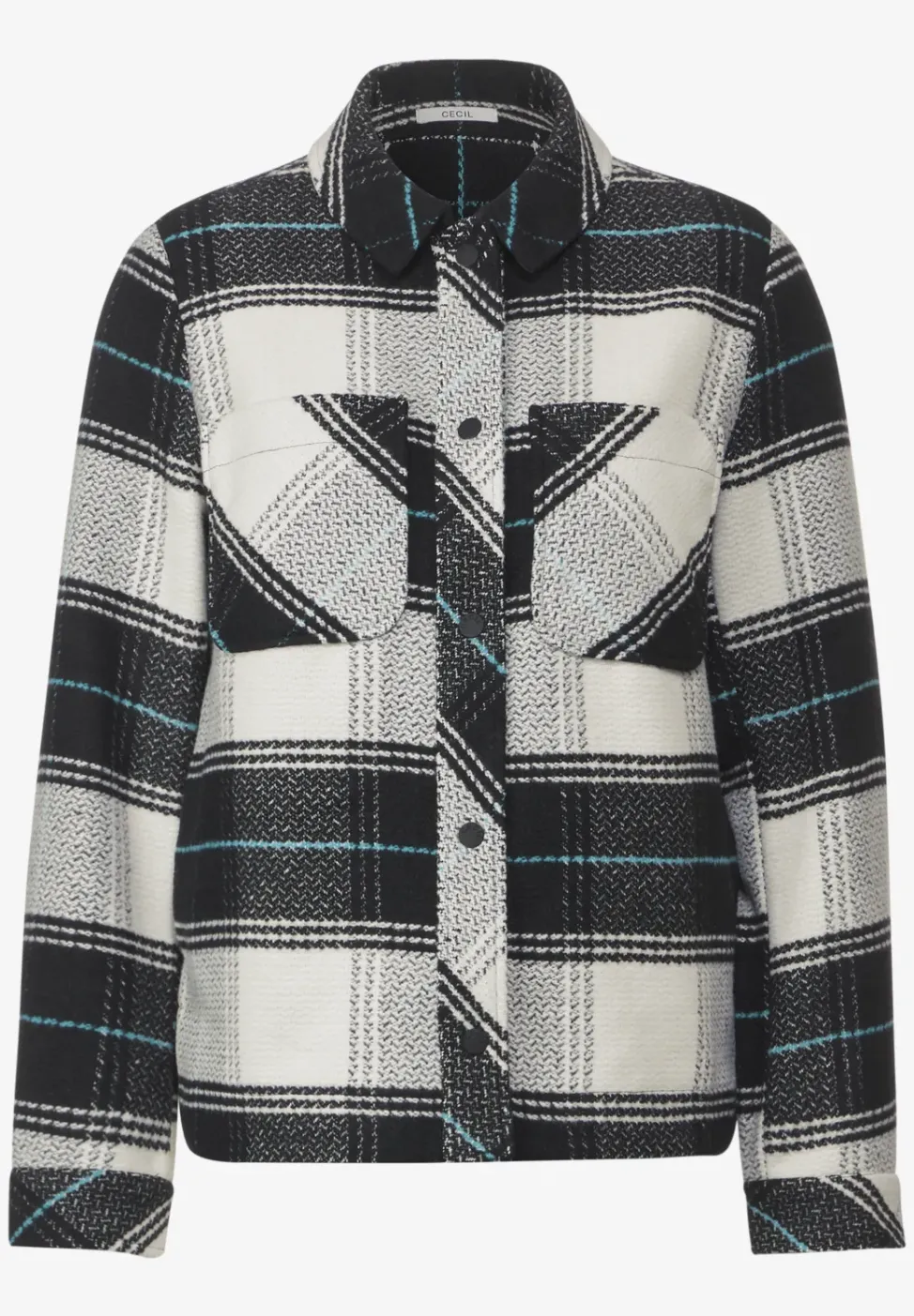 Veste mi-saison à carreaux