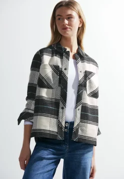 Veste mi-saison à carreaux