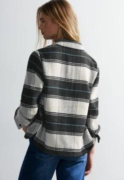 Veste mi-saison à carreaux