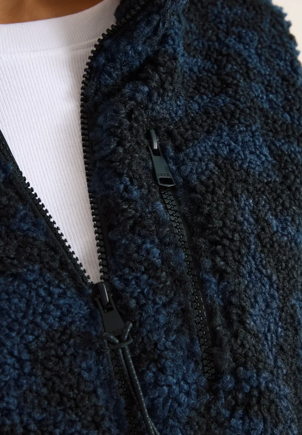 Veste polaire Zebra Jacquard