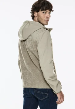 Veste softshell détails ours