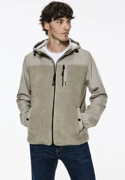 Veste softshell détails ours