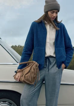 Veste souple avec fermeture éclair