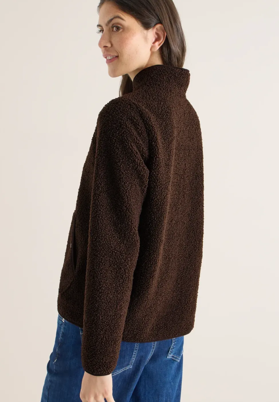 Veste souple avec fermeture éclair