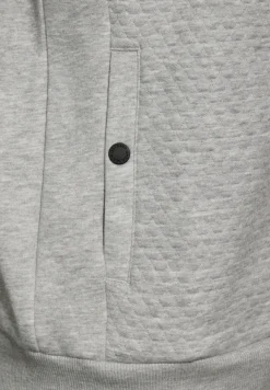 Veste sweat avec mélange de matières