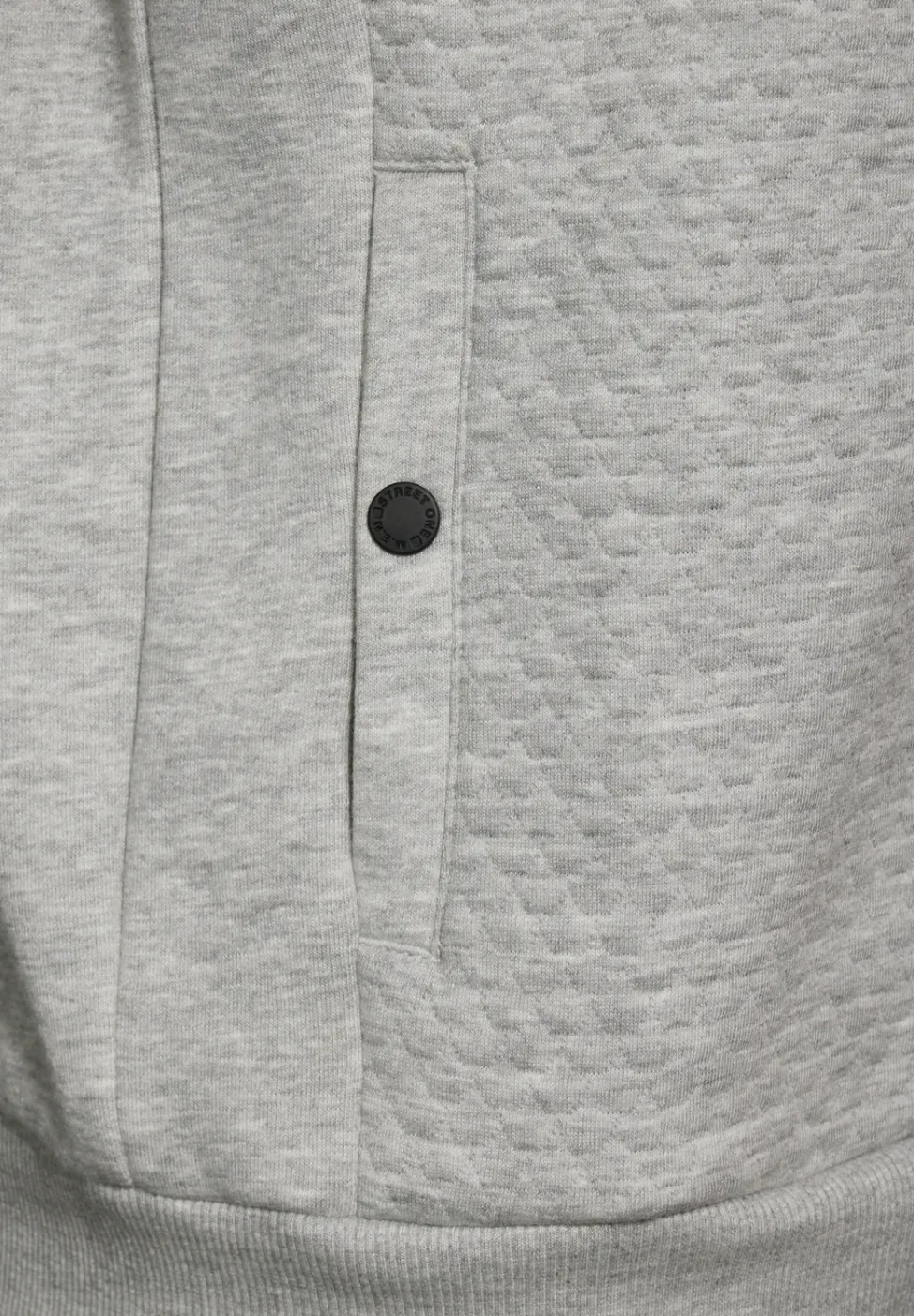 Veste sweat avec mélange de matières