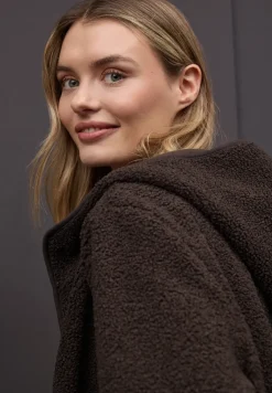 Veste Teddy avec capuche