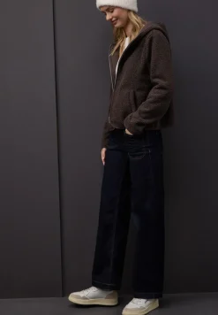 Veste Teddy avec capuche